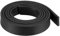 sourcing map Bande Étanchéité Solide Rectangle Caoutchouc 15mm Large 3mm Épais 1 Mètre Long Noir
