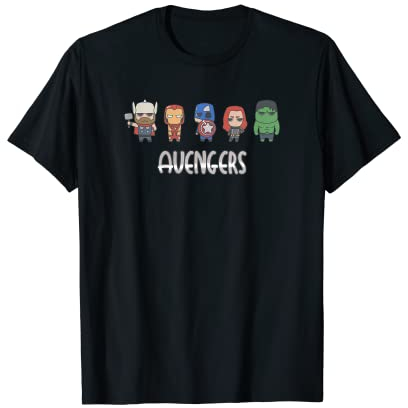 Marvel Avengers Game Cute Super Heroes T-Shirt