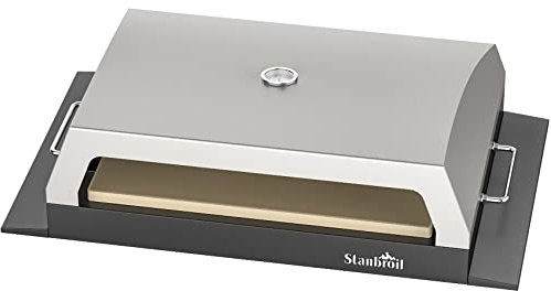 Stanbroil - Horno de pizza al aire última intervensión para Blackstone de 22 pulgadas, 28 pulgadas, 36 pulgadas, parrilla de gas, con piedra de pizza de 19 x 15 pulgadas