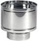 Antivento a botte con attacco tondo maschio in acciaio inox AISI 304 5/10 comignolo fumaiolo stufa camino diverse misure di diametro (Ø 250)