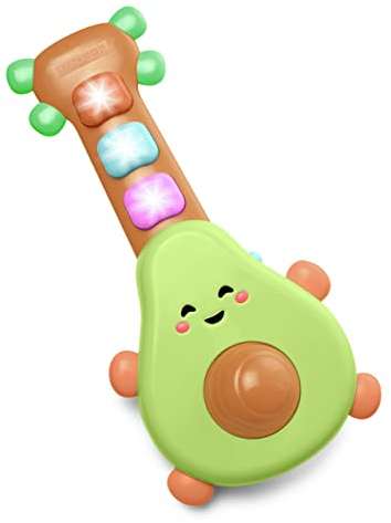 Skip Hop Rock-A-Mole Avocado Gitarre, Musikspielzeug ab 6 Monaten