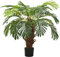 vidaXL Künstliche Palme Cycas mit Topf Kunstpflanze Kunstbaum Zimmerpflanze Dekopflanze Grünpflanze Künstliche Pflanze Deko 90cm Grün