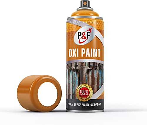 ESMALTE DIRECTO SOBRE ÓXIDO EN SPRAY OXIPAINT PROFER - Pintura antioxidante - Esmalte antioxidante para metales sin necesidad de imprimación - aplicación sin imprimación - Exterior e interior - P&F