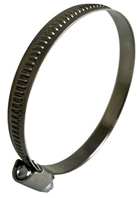 Boltza® 50-70mm Hose Clamp Hose Pipe Clip Stainless Steel (9mm Bandwidth, Light Range) x10