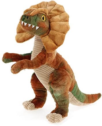 Keel Toys KEELECO – Plüschtier 100% recycelt – Ökologisches Spielzeug für Kinder – Plüschtier Dinosaurier Diloplosaurus 26 cm – SE2269