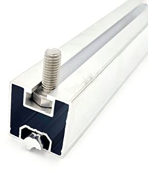 Solarprofil 40x40 PV Aluminiumprofil PV-Montageschiene 2000 mm