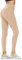 DDOBB Leggings Damen High Waist Sportleggins Lang Schwarz Leggins Blickdicht Bauchweg Sporthose Elastisch Yogahose Gym Festival Outfit(#03-Beige, (DE42-48)=L-XL)