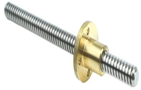 gioco filettato Tr20x4 Tr20x8 Vite 4mm Passo 4mm 8mm Piombo T20 Vite con dado in ottone Vite trapezoidale filettata in acciaio inossidabile 304 vite trapezoidale (Color : 4mm pitch 4mm lead, Size :