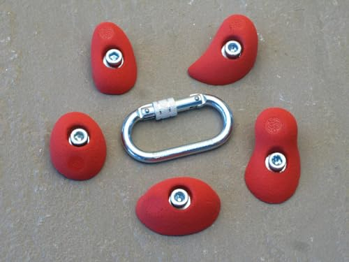 KS Klettergriffe Klettergriffe Set Ettel, Farbe:grau