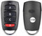 Starnearby 2 Pezzi Telecomando per Cancello Elettrico, 315 MHz / 433 MHz, Duplicatore di Telecomando Cancello Automatico, Clona Telecomando per Porta del Garage