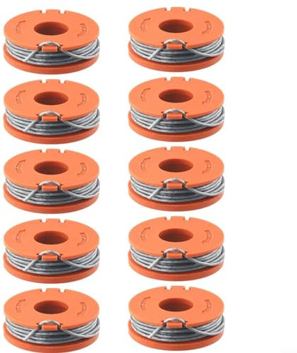 NbgrvB 10pcs Strimmer Spool for Spear for Jackson Grass Strimmer, Spool & Line for Spear for Jackson S1825CT,S3630CT,S3630CT2 Strimmer Trimmer(10pcs)