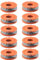 NbgrvB 10pcs Strimmer Spool for Spear for Jackson Grass Strimmer, Spool & Line for Spear for Jackson S1825CT,S3630CT,S3630CT2 Strimmer Trimmer(10pcs)
