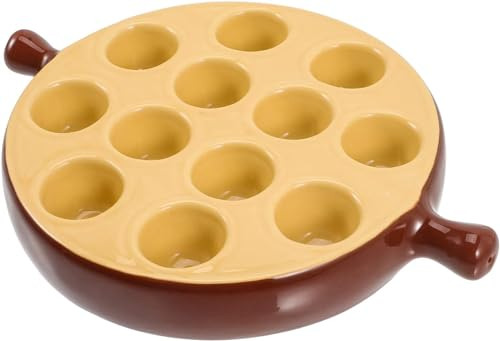 Plato de caracol Platos llanos Horno de cerámica Bandeja for asar Plato de huevo de champiñón de cerámica for huevos rellenos Plancha de cerámica Plato de comida de porcelana Plato de mariscos Plato d