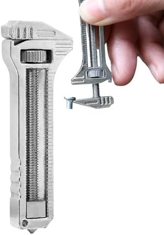 Adjustable Spanner Multi Tool | Stainless Steel Adjustable Wrench, Small Multifunction Tools - Portable Multifunction Screwdriver, Ergonomic Bottle Opener Mechanism