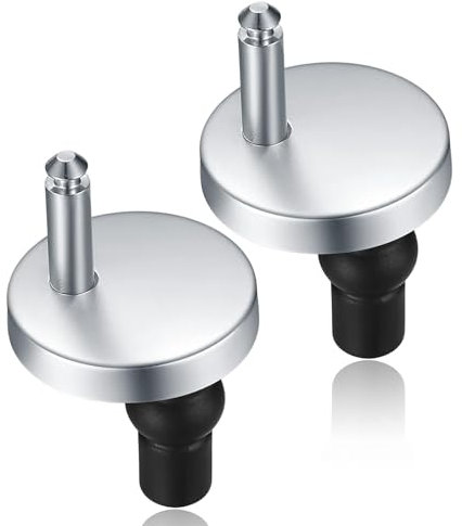 2 Stück Schrauben für Toilettensitz, Wc Sitz Befestigung Von Oben, Toilettensitz Befestigung, Universal Schrauben Zubehör für Die Meisten Toilettendeckel