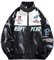 BERCIELY Motorrad Jacken Herren Softshell Jacke Herren Mode Gutaussehend Einfarbig Jacke Herren Persönlichkeit Hip Hop Winddichte Klassisch Jacke Männer E-Black XL