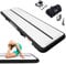 Air Tumbling Track Gymnastics Mat, Inflatable 10ft Gym Tumble Mats 4 Inch Thickness for Home Use/Training/Cheerleading/Yoga/Water Fun with Electric Pump, black