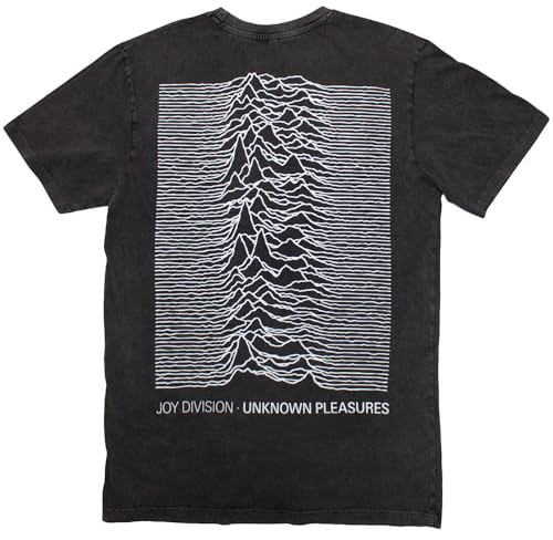 Joy Division Pulsar Pocket Wave Limited Edition 999 Only Premium Wash T Shirt XXL Charcoal