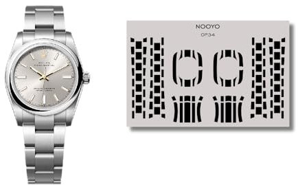 NOOYO Schutzfolie für Rolex Oyster Perpetual 34 Schutz für Gehäuse, Schließe und Armband
