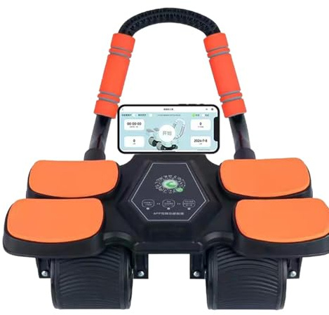 Bauchmuskel-Rad – Rebound-Bauchroller, Bauch-Roller, Kerntrainer | Bauchrad mit Ellenbogenstütze, Bauch-Curling-Trainingsgerät, Übungsroller