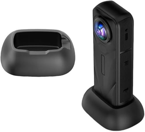 YUYQAQ Silicone Desktop Stand for Insta-360 X5,Vertical Bracket Camera Dock Base Anti-Slip Fixed Protective Holder Desktop Mount Adapter Support for Insta-360 X5 Sports Camera