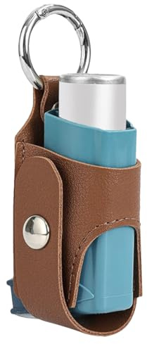 Asthhma-Inhalator-Etui, Hartschalen-Inhalator-Aufbewahrung, Reiseetui | schützender EVA-Organizer, Inhalator-Halter mit Netztasche und Handschlaufe, kompakter Schutz für Asthhma und Vernebler-Zubeh