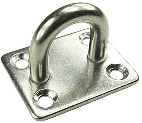 KAMERO 5X Edelstahl V4A, Augplatte, Decksplatte, D12, 70x50mm