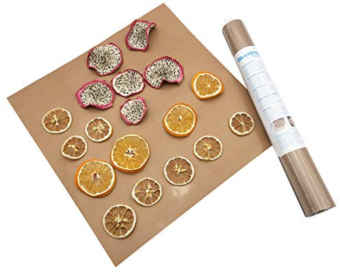 Bluedrop Pack of 9 Premium Non Stick Dehydrator Sheets- For Excalibur 2500, 3500, 2900 or 3900 Teflon Baking Sheets Oven Liners