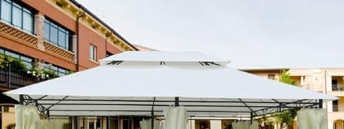 Megashopitalia Lona de Repuesto para Carpa 3 x 4 con Enganche a saliente Top Lona Crudo con Airvent
