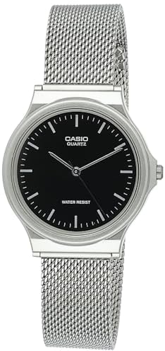 Casio Orologio Analogico Quarzo Unisex Adulto, Diametro: 24 mm, con Cinturino in Acciaio Inox MQ-24M-1EEF