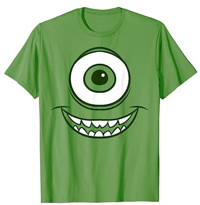 Disney Monsters Inc. Mike Wazowski Eye Graphic T-Shirt T-Shirt