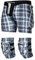 Protektoren Set Guardian Protektorenshorts Protektorenhose Knieprotektoren Ski Snowboard Inliner Skating Bike - blau-grau, L