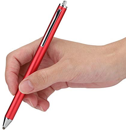ASHATA Stylus Pen, Cloth Head Stylus Stylus Pens, for Tab///Xiaomi Smartphones and Tablet for Tablet Laptops Kindle(Red)