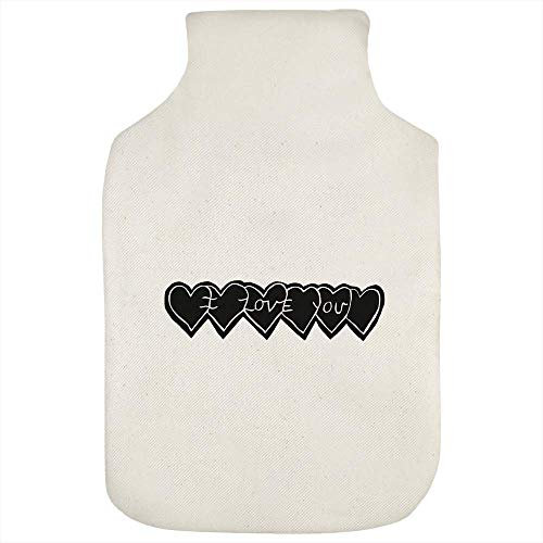 'I Love You Hearts' Hot Water Bottle Cover (HW00013781)