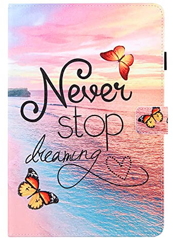 MadBee Tablet Coque pour Samsung Galaxy Tab S6 Lite/P610/P615, PU Cuir Flip Housse Étui Support Coque de Tablet, Leightweight Housse Tablette Cover [Sommeil/Réveil Automatique] (#F)