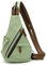 KL928 Canvas Sling Bag Rucksack Damen und Herren – Schulterrucksack Umhängetasche Crossbag Verstellbarem Schultergurt Perfekt für Outdoorsport, Wandern, Radfahren, Bergsteigen, Reisen