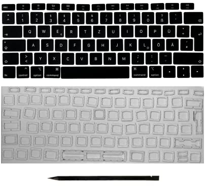 Ersatztasten & Scharniere für MacBook Air 13 (2018-2019) A1932 DE-Layout QWERTZ
