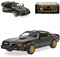 alles-meine.de GmbH Pontiac Firebird Trans Am 1977 Schwarz Smokey and The Bandit Design 1/24 Greenlight Modell Auto mit individiuellem Wunschkennzeichen