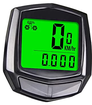 TOUFA Cycle Computer Wired Odometer,Bike Speedometer, Bicycle Speedometer Cycle Bike Odometer with LCD Display Accurate Speedometer