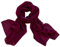 DOLCE ABBRACCIO by RiemTEX Damen Schal Tuch Stola elegante Schals und Tücher Verona aus Chiffon (Pflaume)