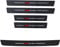 KBUYS 5pc Car Door Sill Threshold Protector Sticker Compatible With Dacia Logo Duster Spring Logan Sandero Jogger Lodgy Bigster Dokker Accessories (Color : 5PCS NEW For DACIA)