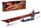 GIOBOY Ninja Schwert Katana Modell Bausatz, Anime Samurai Schwert Bausteine Set, mit Ständer, 823 Teile Klemmbausteine Schwert Bauspielzeug, Kompatibel mit Lego