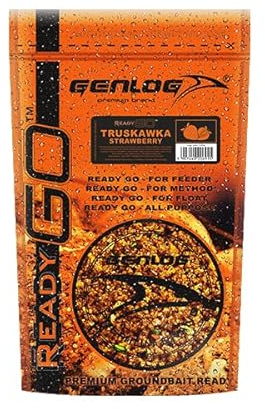 Konger Grundfutter Angelfutter Lockfutter GENLOG ReadyGo Groundbait 0,8kg (Erdbeere / ZGRG04)