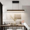 Coinmit LED Pendelleuchte, 20W, Hängeleuchte mit Fernbedienung, 3000K-6000K drei Farbtemperaturen einstellbar, moderne Pendelleuchte für Wohnzimmer Schlafzimmer, Länge 60cm, Schwarz
