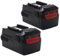 Batterie 6,0 Ah 36 V, Compatible avec Hilti Batterie 36 V, Te 7-A, WSC 7.25-A, WSC 7.25-A36, WSC 70-A36, WSR 36-A, Te 6-A36. (Color : 2pcs 6.0Ah)