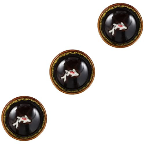 VILLCASE 3 Stück Tintenschale Keramik-tintenplatte Vielseitige Tintenschale Für Kalligraphiepinsel Robustes Material