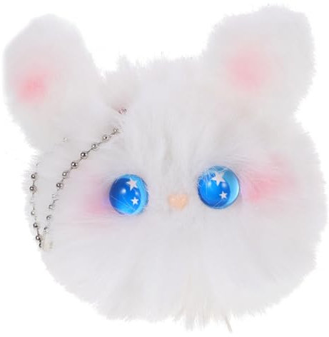 MUSISALY Porte-clés Peluche Forme Lapin Pendentif Animal Décoratif Pour Sac à Main Ou Clés De Voiture