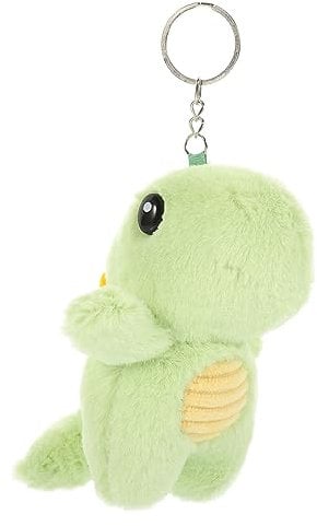 NAMOARLY Niedlicher Dinosaurier Schlüsselanhänger Plüsch Kreativer Kuscheltier Anhänger Für Taschen Und Rucksäcke Leichtes Dino Spielzeug Geschenk Für Dinosaurier Fans