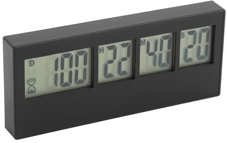 Einfach zu Festlegen Countdown- und Ruhestands -Timer, Digitaler Countdown -Tage Timer Bis zu 9 9 9 Tage, für Ruhestandszeiten für Hochzeitsferien Weihnachtsfeiert