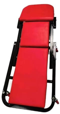 XFYESL Rollhocker Mechaniker Unter Auto Boden Rollbrett Garage Rollbrett Mit 6 Rädern Auto Reparatur Rollbrett Sitz Faltbare Einstellbar hocker mit Rollen(Red)